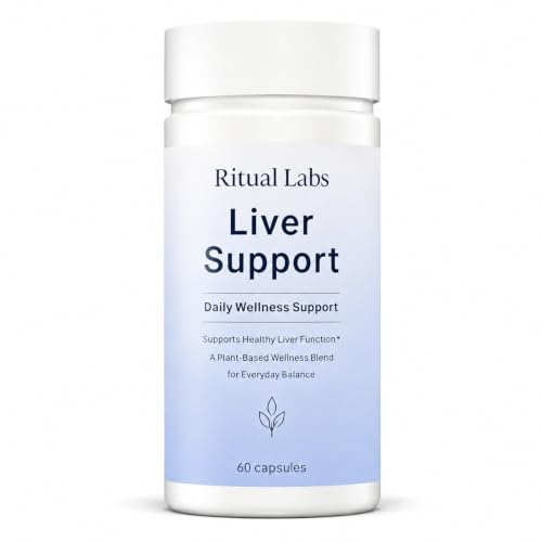Ritual Labs Happy Support Supplement with Milk Thistle Vitamin Supplement 60 Count
