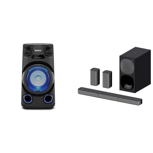 Image of Sony MHC-V13 High-Power Party Speaker with Bluetooth connectivity (Jet bass Booster,Mic /Guitar, USB,