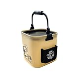 IOJETRDS Water Fish Bucket Outdoor Wild Fishing Folding...