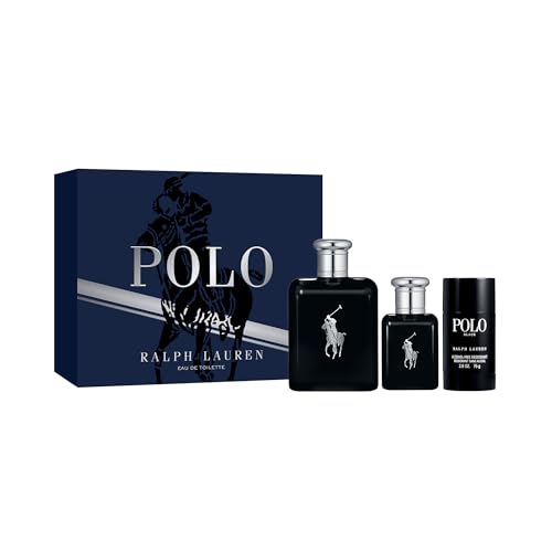 Ralph Lauren - Polo Black Eau de Toilette - Mens Cologne Set ($200 Value) - Full Size 4.2 Fl Oz Travel Size 1.35 Fl Oz & Deodorant