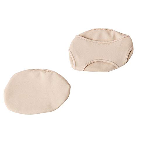 Cojín de gel para el antepié, plantillas antidolor, almohadillas de bola metatarsiana antimolienda, mangas de nailon, separadores de protectores de dedos de silicona, alfombrilla de medio código, para