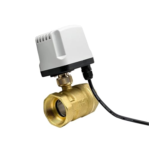 Vanne à boisseau sphérique électrique en laiton DN50 24VDC 2 fils - 5