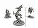 Citadel Black Colossal Onslaught Miniatures Set - 4 Pack - Large 50mm Base, D&D BBEG Unpainted Minis, Includes Dragon, Lich, Beholder, Basilisk