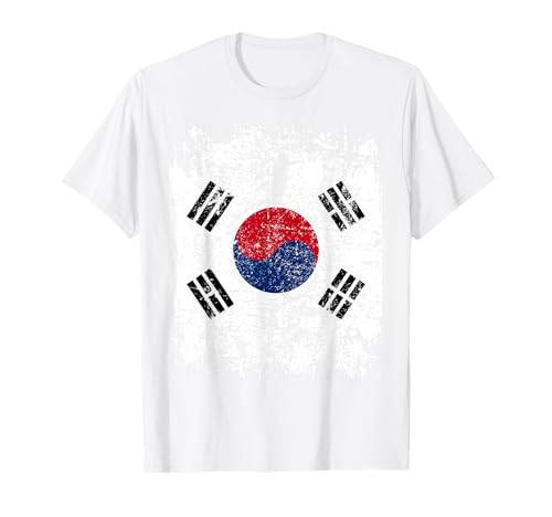 SOUTH KOREA Flag Vintage | Men Women Kids | SOUTH KOREA T-Shirt