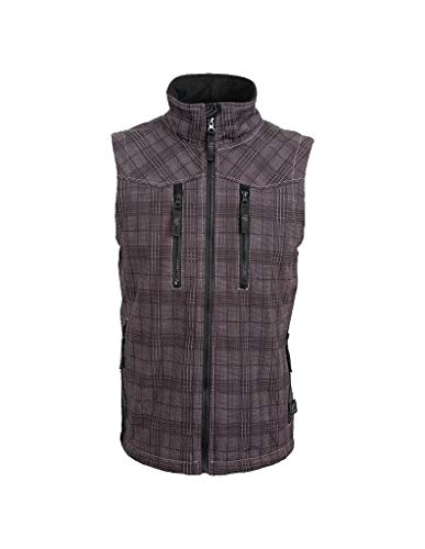 STS Ranchwear Western Vest Boys Perf Fleece XXS Charcoal STS3951