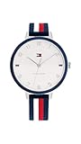 Tommy Hilfiger Women's Quartz Stainless Steel Case and Silicone Strap Watch, Color: Multi Color (Model: 1782584)