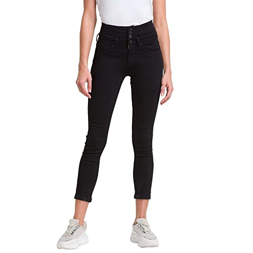 Image of Spykar Women's High Rise Skinny Fit Cotton Jeans (WYNR02BBTT02)