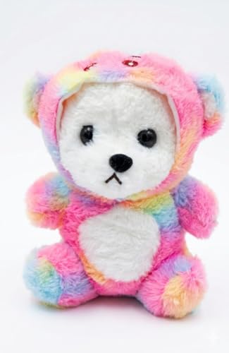Image of Hooded Teddy Bear Soft Toys for Kids - Stuffed Animal Plush Soft Toy for Boys & Girls - Cute Lovely Hooded Teddy 30cm