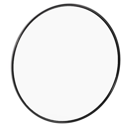 NULYLU Espejo de Maquillaje de Aumento 20x con Ventosas, Compacto Φ150mm, Espejo Convexo sin Taladro para Baño y Viaje, Práctico y Portátil para Cuidado Personal