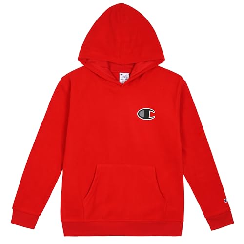 Image of Champion boys Graphic Hoodie Pullover Sweatshirt for Kids With Stylish Embellishments