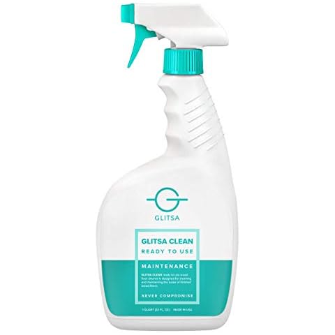 Glitsa Clean Hardwood Floor Cleaner - 32oz Spray - 2 Pak Cover