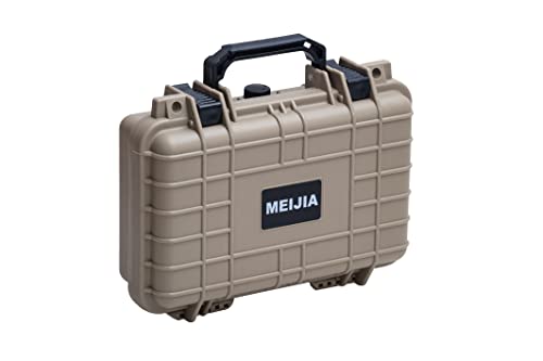 Image of MEIJIA Portable All Weather Waterproof Protective Hard Case, Small Camera Case,Dry Case with Customizable Foam,Fit Use of Drones, Camera,Equipments, 11.65 inchx8.35 inchx3.78 inch