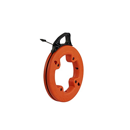 Klein Tools 56005 1/4-Inch Wide Steel Fish Tape, 25-Feet