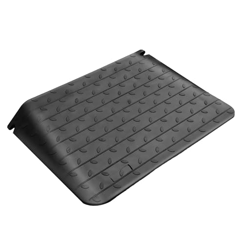 AMBUND Wheelchair Ramp 4" Rise, Rubber Threshold Ramps for Home