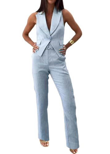 Tailleur femme ensemble 2 pièces fluide coupe élégante outfits streetwear