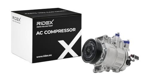 RIDEX 447K0079 Compresseur de clim avec huile compresseur-PAG sans embrayage magnétique sans diode Compatible avec AUDI A4 B8 Avant 8K5 – vue 2