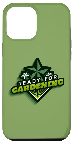 Carcasa para iPhone 13 Pro Max Camiseta de jardín retro para hombre, diseño de estrella de jardín
