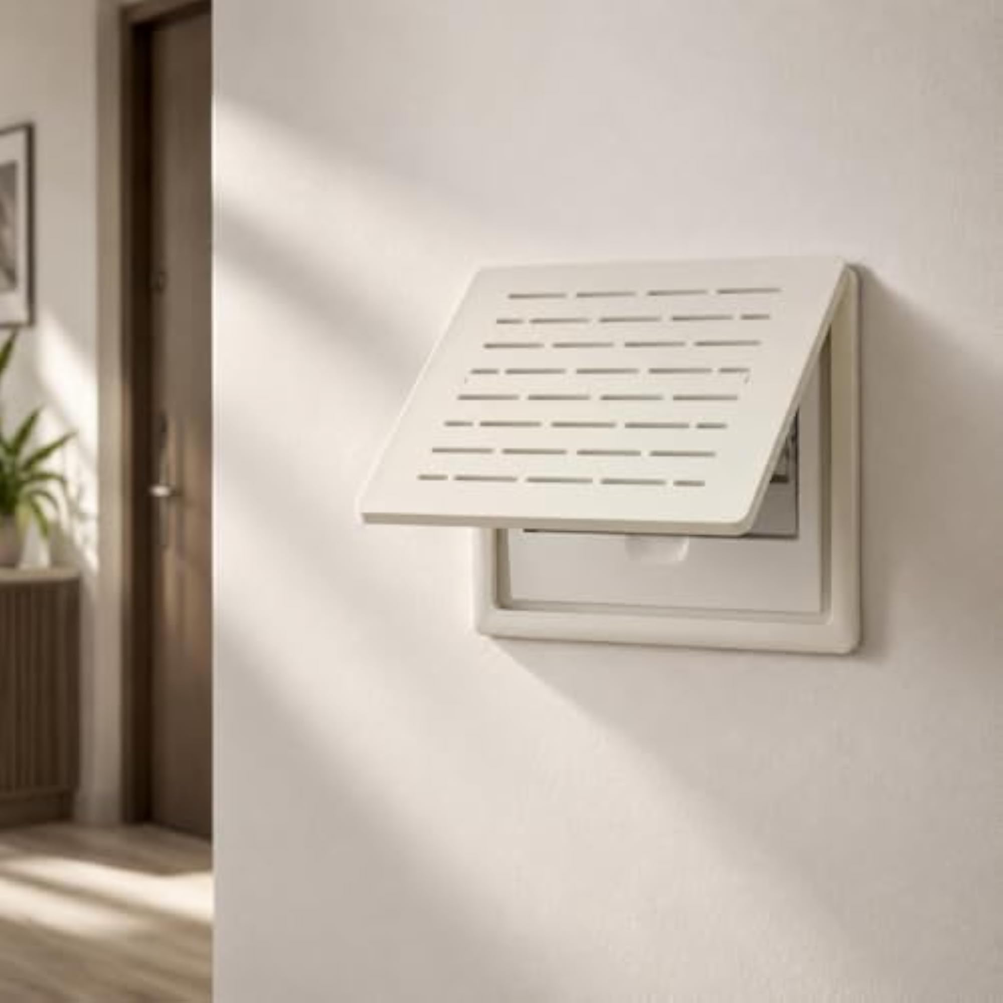 Hinged Flap Meter Box Decorative Cover, Grain Shutter