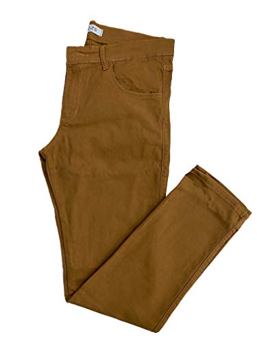 CALÇA SKINNY JEANS, SARJA (CARAMELO, 44)