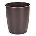 Produktbild iDesign 70959EU Hamilton Papierkorb Mülleimer aus Metall fürs Bad, Büro, Küche, 20,32 x 0,254 x 22,86 cm, mattbraun, stahl