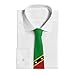 AKMCBSH Fashion Flag of St. Kitts & Nevis Tie Comfortable Soft Novelty Necktie Unisex Neck Ties for Valentine's Day Weddings Party Father's Day Birthday Gift