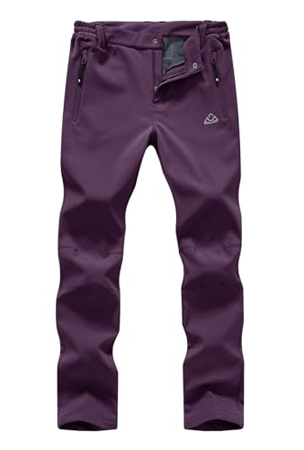 YSENTO Women's Fleece Lined Waterproof Ski Pants XXL