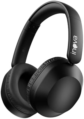 INAVA Headphone Bluethooth, 25h, Áudio Hi-Res, Headset com Microf...