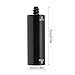 EVTSCAN Snooker Billiard Pool Cue Teeth Pool Extension Cue, Billiard Middle Shaft Aluminium Extender Adapter for Sports Supply 3/8‑8 Teeth