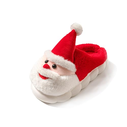 Chaussons chauds de Noël motif cerf à offrir en cadeau idéal pour l'hiver