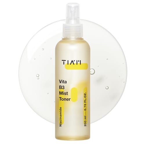 TIAM Vita B3 Mist Toner – Hautaufhellendes Gesichtswasser für das Gesicht, Vitamin C Gesichtsnebelspray, feuchtigkeitsspendendes Gesichtswasser, feuchtigkeitsspendender Gesichtsnebel und