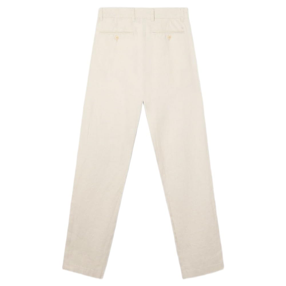 SILBON Pantalon Sport Chino Lino Beige - Pantalones Hombre