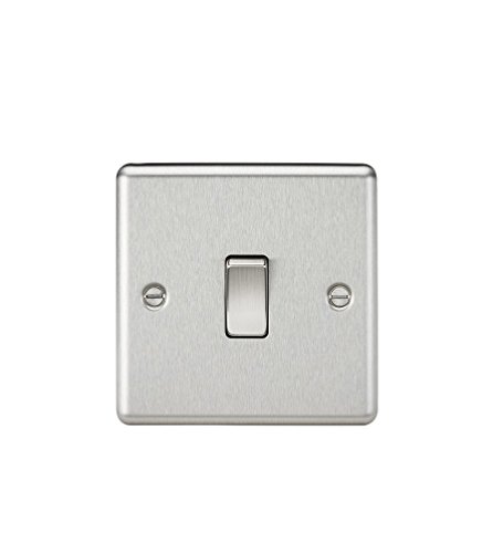 10AX 1G Intermediate Switch - Rounded Edge Brushed Chrome