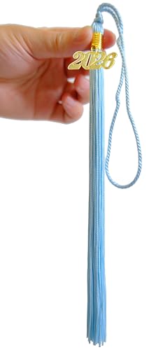 Image of 2026 Tassel Graduation,Light Blue Tassel 2026 for Grad Cap and Graduation Ceremony Accessory Decoration