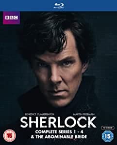 Sherlock (Complete Series 1-4) / Abominable Bride - 10-Disc Box Set [ Origen UK, Ningun Idioma Espanol ] (Blu-Ray)