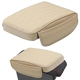 Car Center Console Pad,PU Leather Armrest Seat Box Cover Protector | Elbow Comfort Booster Pad, Auto Arm Rest Protector Cover for SUV Truck Cars