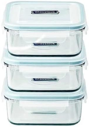 Glasslock Food-Storage Container with Locking Lids