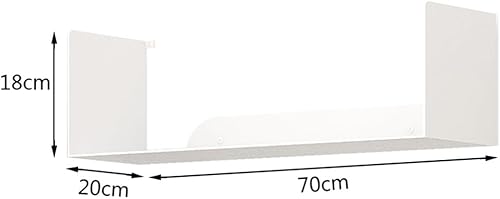 Miniatura 3 de Estantería flotante de metal, estantería en forma de U, estantería de almacenamiento montada en la pared para baño, dormitorio, cocina, uso