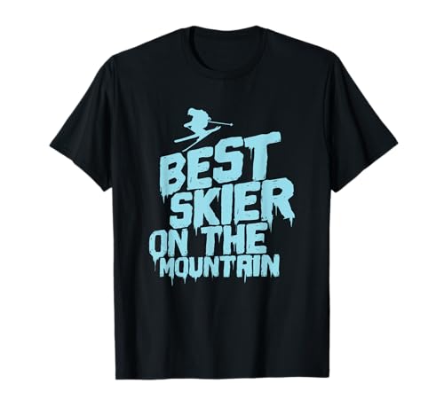 Best Skier On The Mountain Skiing T-Shirt