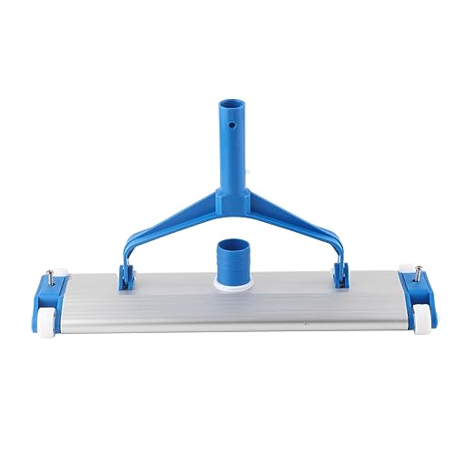 Gavigain 18in Pool Brush,Swimming Pool Aluminum Alloy Vacuum Cleaner Brush Dirt Suction Vacuum Head