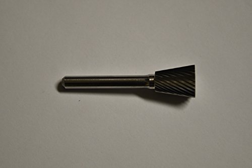 Fresa de carburo Single Cut SN-6 5/8" x 3/4" con vástago 1/4" miniatura 4