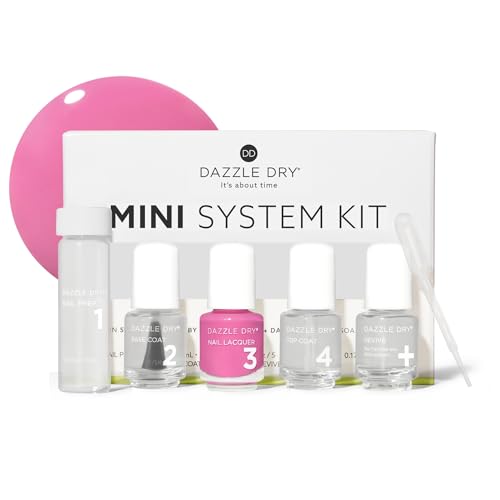 Dazzle Dry Mini Kit – Cherry Parfait – 4 Step System (5 Piece Kit)