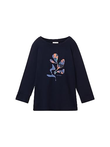 T-Shirt Femme TOM TAILOR anti-irritation coton doux col rond