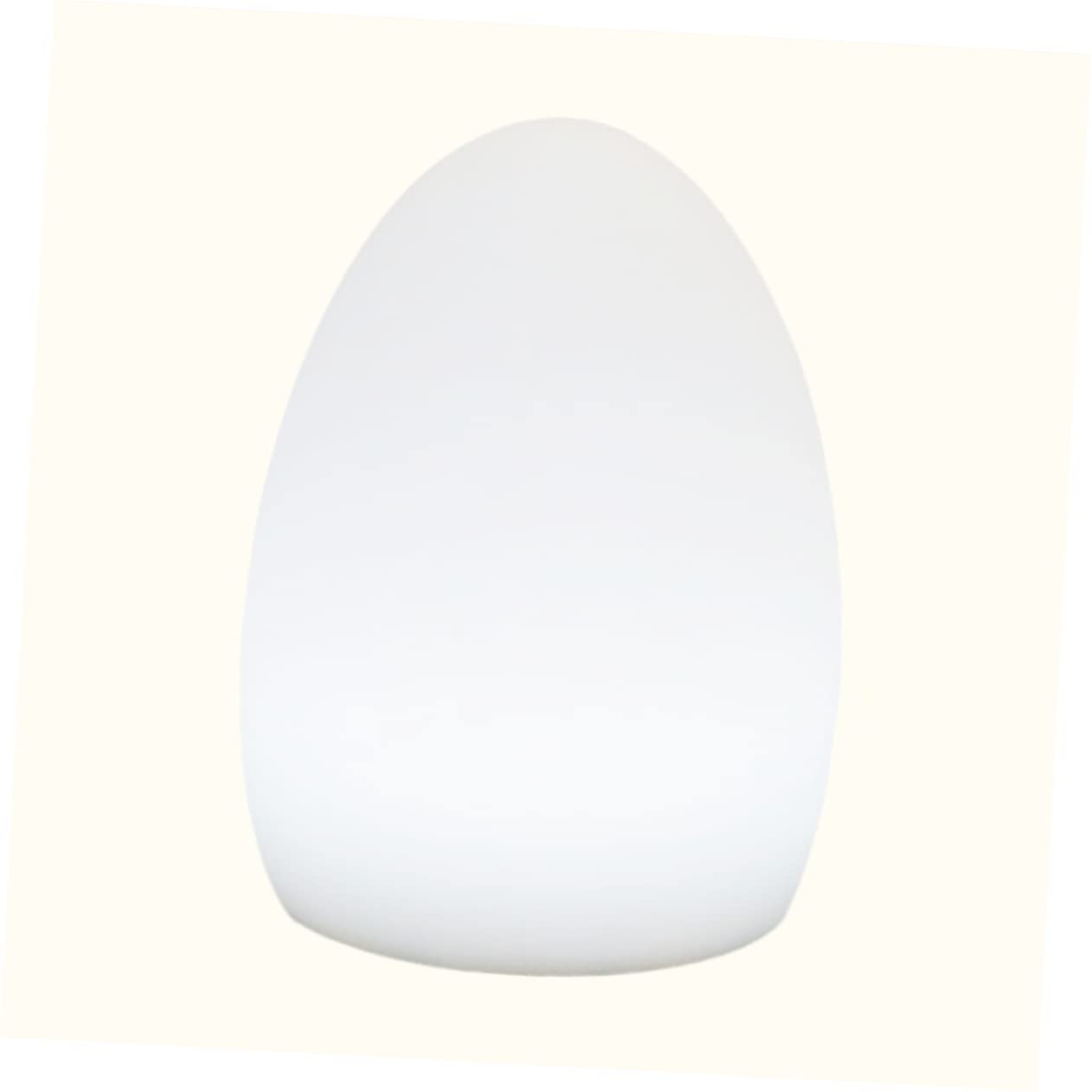 Lámpara de Noche LED de Huevo Recargable Carga USB, Luz Infantil para Mesita y Escritorio, Hogar y Conservatorio, 10X15 CM