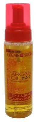 Creme Of Nature Argan Oil Style & Shine Foam Mousse 7oz (3 Pack)