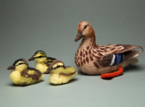 Wizardi Beginner Needle Felting Kit for Adults - Tomtits. Bird Felting Kit 3.35x3.15 Inches. Felting Tools. Wool Felting Supplies. Felt Crafts. Wool Felt. V-84C Charivna Mit image 4