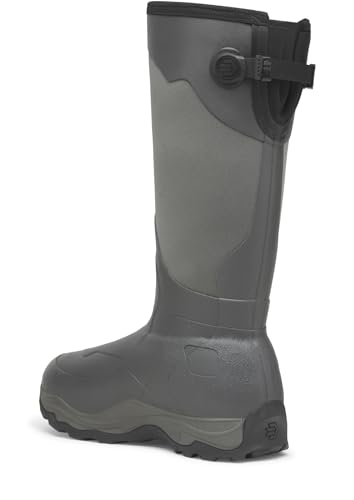 LaCrosse Men’s Alpha Agility 17” Insulated Hunting and Work Boots for Men - Natural Rubber Construction with Traction Agility Outsole & EVA Footbed, Grey Sky 1200G - 102