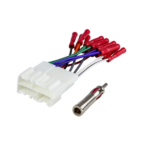 Scosche GM2AB Car Radio Wiring Harness and Antenna Adapter Compatible with Select 1986-05 GM, Buick, Cadillac, Chevy, GMC, Oldsmobile, Pontiac, Saturn Vehicles - Aftermarket Stereo Receiver Wire Kit