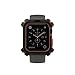 URBAN ARMOR GEAR UAG Compatible with Apple Watch Case 44mm Series 6/5/4/SE 2/SE, Rugged Protective Bumper Case, Black/Orange