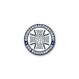 Aufkleber/Sticker Geoinformationsdienst der Bundeswehr GeoInfoDBw 7x7cm A2085