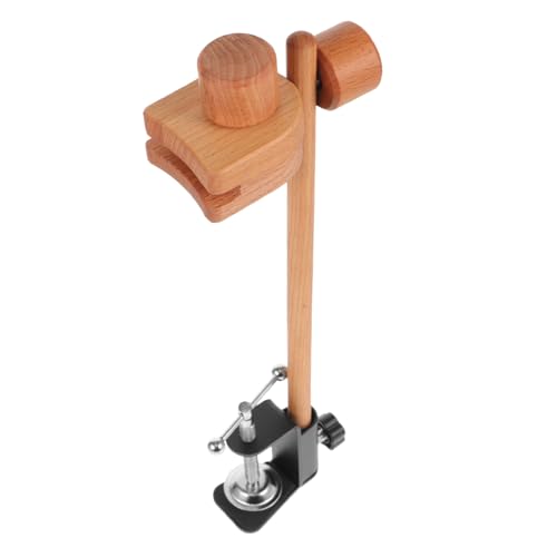 Beatifufu Wooden Embroidery Lap Stand Cross Stitch Hoop Stand Embroidery Accessory Space-Saving Design